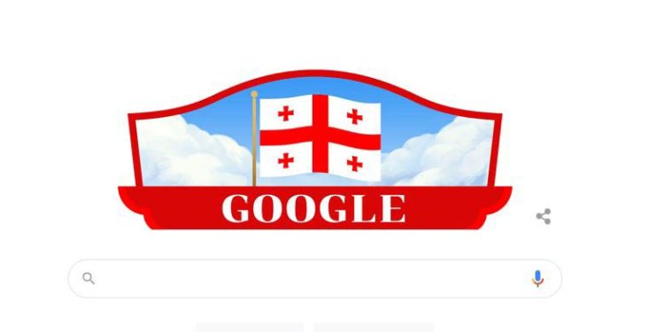 „გუგლი“ საქართველოს დამოუკიდებლობის დღეს ულოცავს