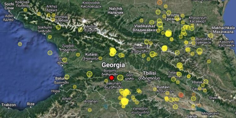3,6 ამპლიტუდის სიმძლავრის მიწისძვრა მოხდა ბორჯომში