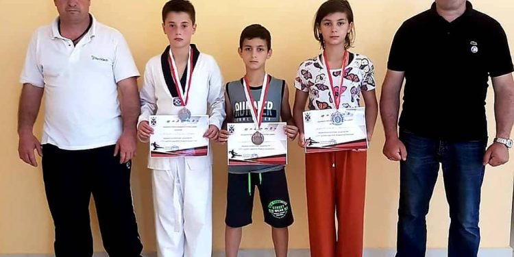 ოზურგეთელი ტაიკვანდოელების სამი ბრინჯაო