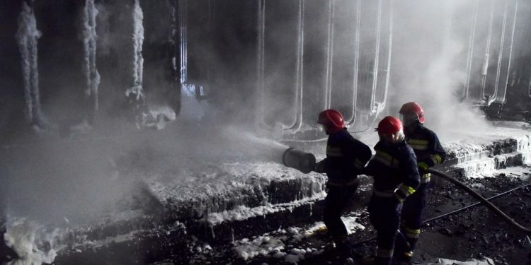 ზაჰესის ჰიდროელექტროსადგურის ტერიტორიაზე, ექვს ტრანსფორმატორს ცეცხლი გაუჩნდა