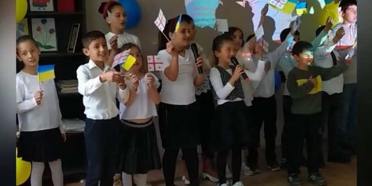 “ბავშვებს მშვიდობა გვინდა” – ღონისძიება აკეთის საჯარო სკოლაში