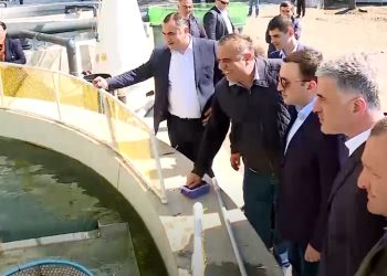 ირაკლი ღარიბაშვილმა გრიგოლეთში ორაგულის მეურნეობა “გურია ფიშ ფარმინგი” დაათვალიერა