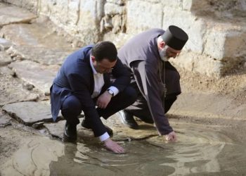 ღარიბაშვილი – ისტორიული მოვლენის მომსწრენი გავხდით – მაცხოვრის ნათლობის ადგილზე, მდინარე იორდანესთან, საქართველოს მიწის ნაკვეთი გადმოეცა