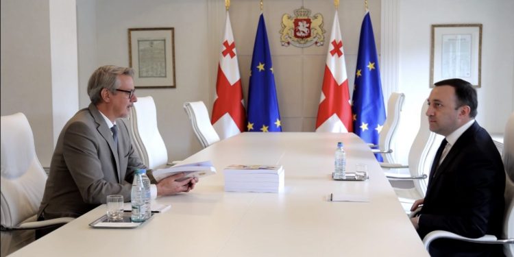 ღარიბაშვილმა ევროკავშირის ელჩს კითხვარის მეორე ნაწილიც გადასცა