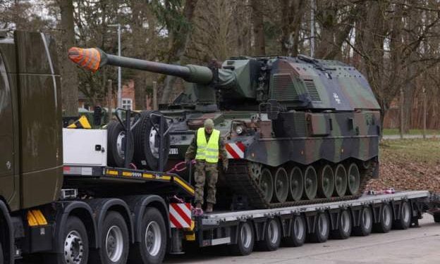 გერმანია უკრაინას თვითმავალ საარტილერიო დანადგარებს გადასცემს