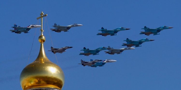 მოსკოვში სამხედრო აღლუმის საჰაერო კომპონენტი გაუქმდა