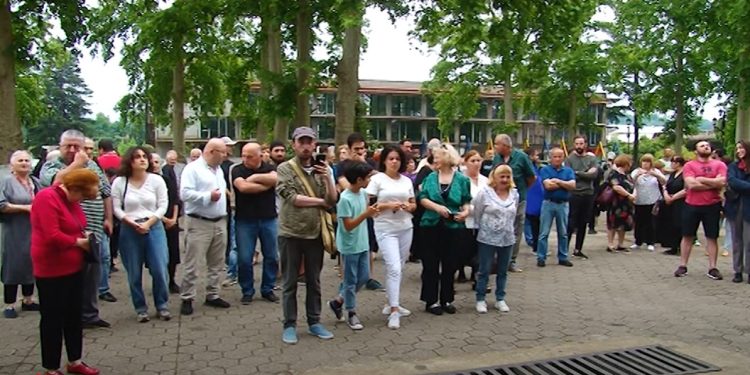 “წინ ევროპისკენ” – აქცია ოზურგეთში