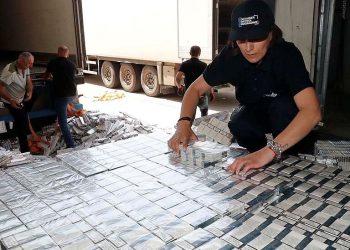 სამართალდამცველებმა დაახლოებით ნახევარი მილიონი ლარის ღირებულების არადეკლარირებული სიგარეტი ამოიღეს