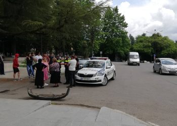 ავარია ქალაქ ოზურგეთის ცენტრში