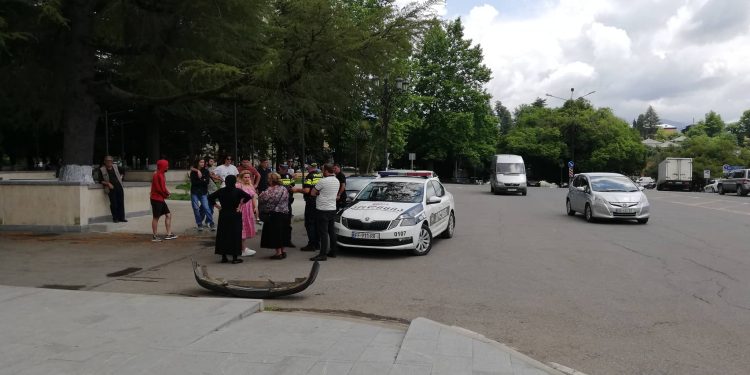 ავარია ქალაქ ოზურგეთის ცენტრში