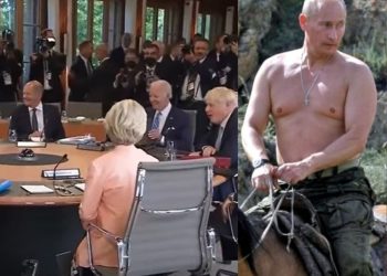 “მკერდმოშიშვლებული ჭენება საუკეთესოა” – G7-ის ლიდერები პუტინზე ხუმრობენ