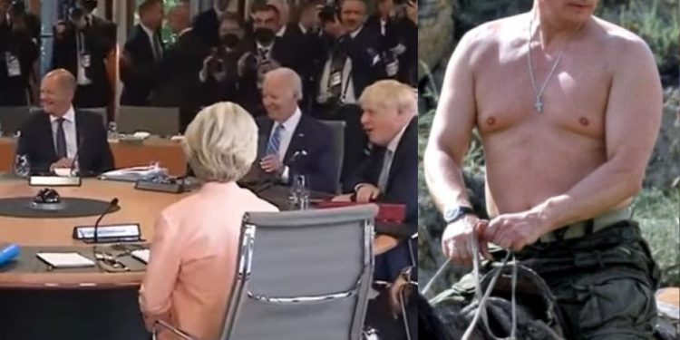 “მკერდმოშიშვლებული ჭენება საუკეთესოა” – G7-ის ლიდერები პუტინზე ხუმრობენ