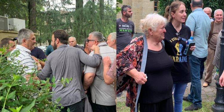 სიტყვიერი და ფიზიკური და დაპირისპირება ოზურგეთში “ნაციონალური მოძრაობისა” და “ქართული ოცნების” წევრებს შორის