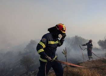 ათენთან ტყის ხანძარს ებრძვიან, დაზიანდა საცხოვრებელი სახლები