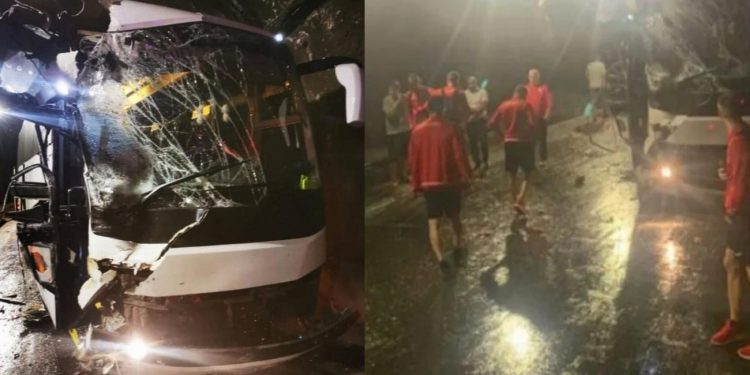 ბულგარეთის ნაკრების ავტობუსი თბილისში ავარიაში მოხვდა – დაშავდა ერთი ფეხბურთელი