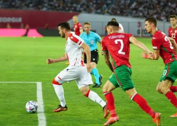 საქართველოს ეროვნულ ნაკრებსა და ბულგარეთის შორის შეხვედრა ფრედ 0:0 დასრულდა