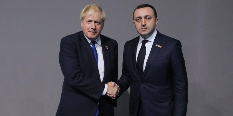 ირაკლი ღარიბაშვილი ბორის ჯონსონს შეხვდა