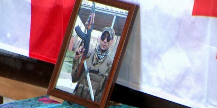 უკრაინაში დაღუპულ გიორგი გრიგოლიას დღეს აბაშაში, სამხედრო პატივით დაკრძალავენ