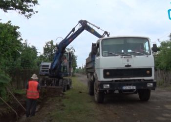 ინფრასტრუქტურული პროექტებით გათვალისწინებული სამუშაოები ოზურგეთში