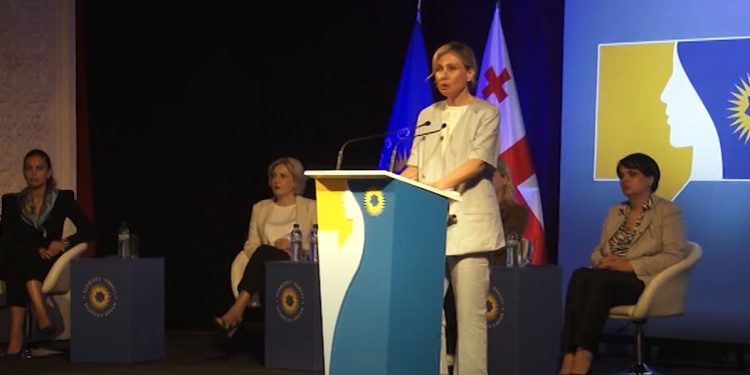“ქართული ოცნების” ქალთა ორგანიზაციის კონფერენცია ოზურგეთში