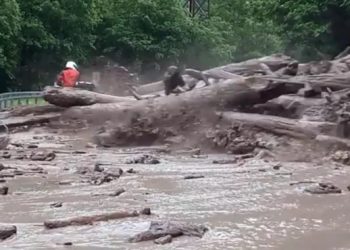 ფშავში, ბარისახო-შატილის გზაზე ღვარცოფში მოყოლილ ტურისტს ეძებენ