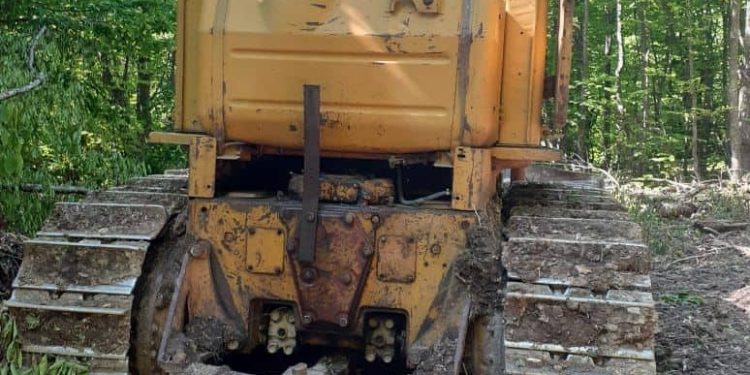 გურიის სატყეო სამსახურის თანამშრომლებმა სახელმწიფო ტყეში ტექნიკის უნებართვოდ შესვლის ფაქტი გამოავლინეს