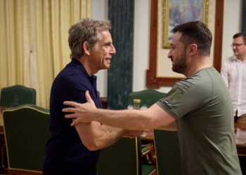 ბენ სტილერი ზელენსკის: ჩემი გმირი ხართ!