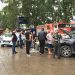 ავარია ბათუმში – ჯიპის ტიპის ავტომანქანა ელექტროგადამცემ ბოძს დაეჯახა