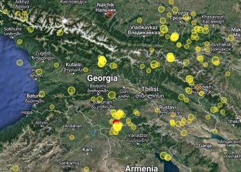 დაახლოებით 1 საათის განმავლობაში საქართველოში 3 მიწისძვრა მოხდა