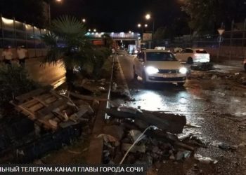 ვიდეო – წყალდიდობა სოჭში – დატბორილია რამდენიმე რაიონი