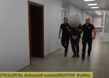 ვიდეო – დააკავეს კაცი, რომელმაც ქობულეთში თანასოფლელი მოკლა