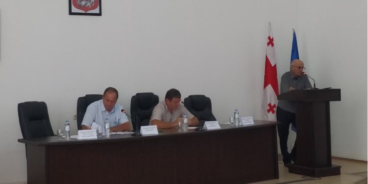 ლანჩხუთის საკრებულოს სხდომა