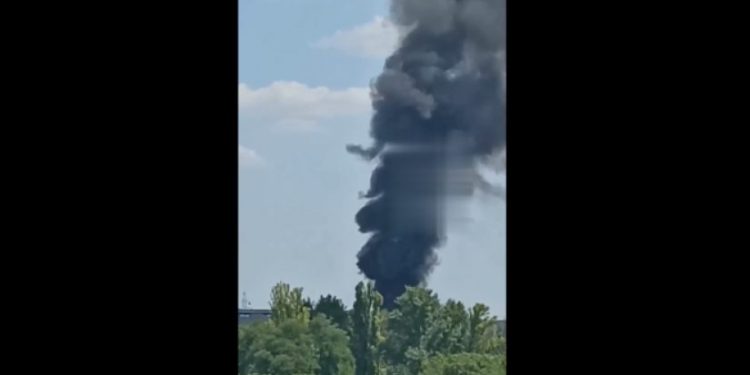 უკრაინამ დროებით ოკუპირებულ დონეცკში რუსული სამხედრო ბაზა გაანადგურა