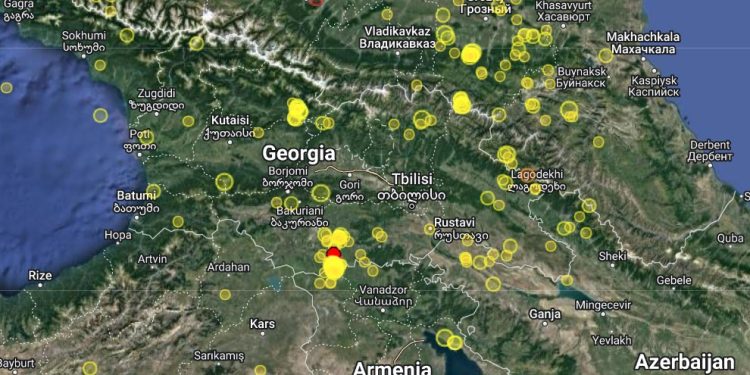რიგით მე-9 მიწისძვრა საქართველოში, ამჯერად 3,7 სიმძლავრის