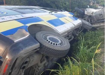 კახეთში სასწრაფო დახმარების მანქანა და მიკროავტობუსი ერთმანეთს შეეჯახა – დაშავებულია 4 ადამიანი