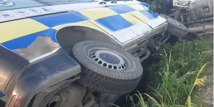 კახეთში სასწრაფო დახმარების მანქანა და მიკროავტობუსი ერთმანეთს შეეჯახა – დაშავებულია 4 ადამიანი