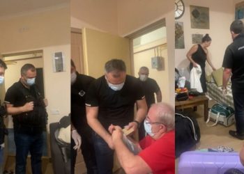 სოსო გოგაშვილის დაკავების შემდეგ, სუს-მა გონიოში მისი შვილის, ნინო გოგაშვილის ბინა გაჩხრიკა