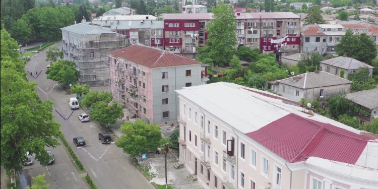 ვიდეო – ინფრასტრუქტურული სამუშაოები ქალაქ ოზურგეთში