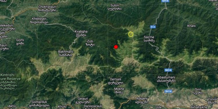 სოფელ ზოტთან ახლოს მიწისძვრა მოხდა