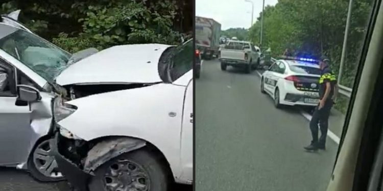 5 ადამიანი დაშავდა ავტოსაგზაო შემთხვევისას ბათუმი-ჩაქვის გზაზე