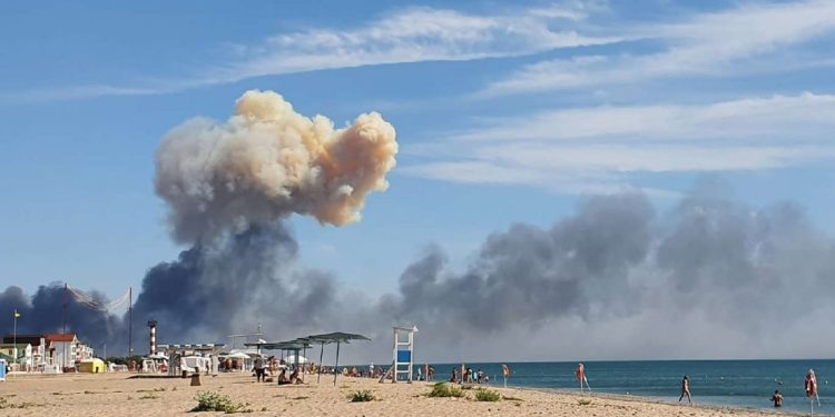 ყირიმის ქალაქებში აფეთქებები ისმოდა