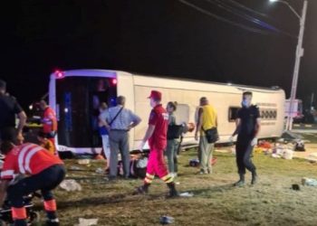 უკრაინელი მგზავრების ავტობუსი ამობრუნდა რუმინეთში – დაშავდა 23 ადამიანი