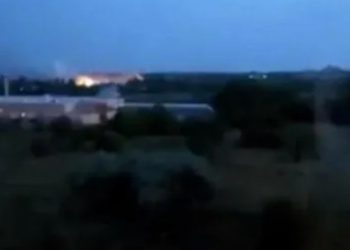 დონეცკში რუსულ-აფხაზური ბატალიონის, „პიატნაშკას“ ბაზა იწვის