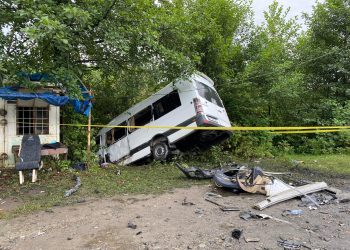 ავტოსაგზაო შემთხვევა წყალწმინდის ტრასაზე – მიკროავტობუსი გზიდან გადავარდნილია