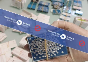 თბილისის აეროპორტში 1 863 921.86 ლარის ღირებულების ძვირფასი ქვების გატანის ფაქტი გამოვლინდა