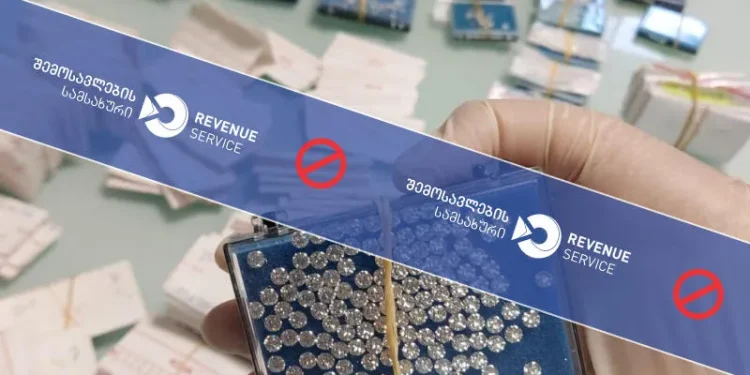 თბილისის აეროპორტში 1 863 921.86 ლარის ღირებულების ძვირფასი ქვების გატანის ფაქტი გამოვლინდა