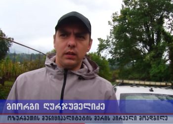 ვიდეო – უამინდობა ოზურგეთში