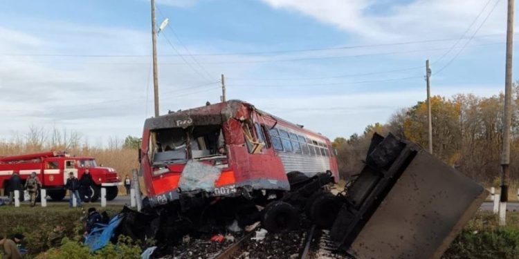 რუსეთში მატარებელი სატვირთოს შეეჯახა – არის მსხვერპლი