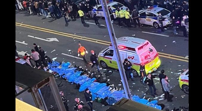 სეულში დაღუპულთა რიცხვი 154-მდე გაიზარდა – ათასობით დაკარგულს ეძებენ