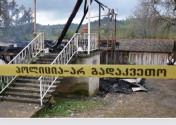 ჩხოროწყუში საცხოვრებელი სახლი სრულად დაიწვა